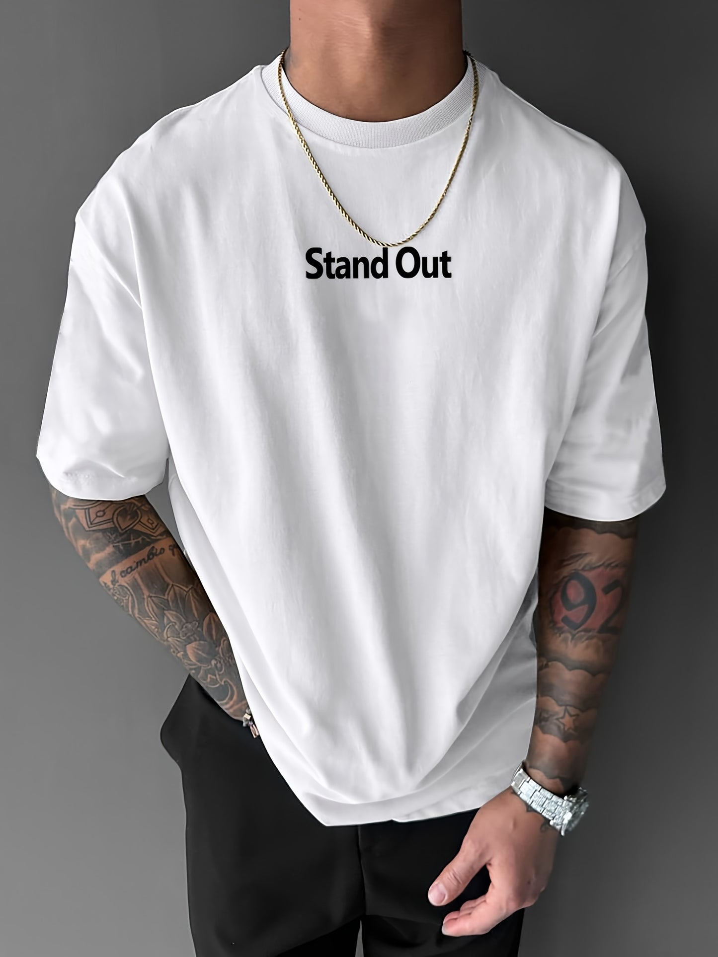 T-shirt "Stand out, get ready" Lumié