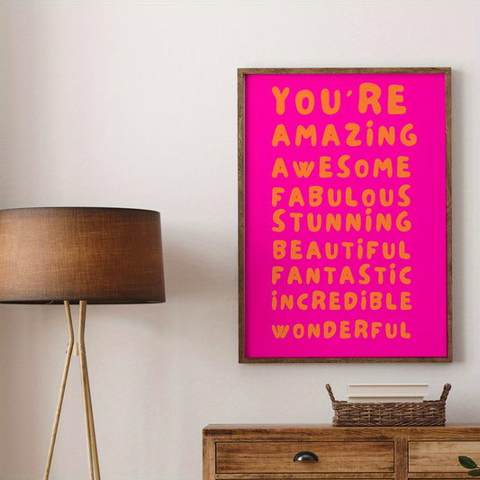 Poster "You are amazing" Lumié