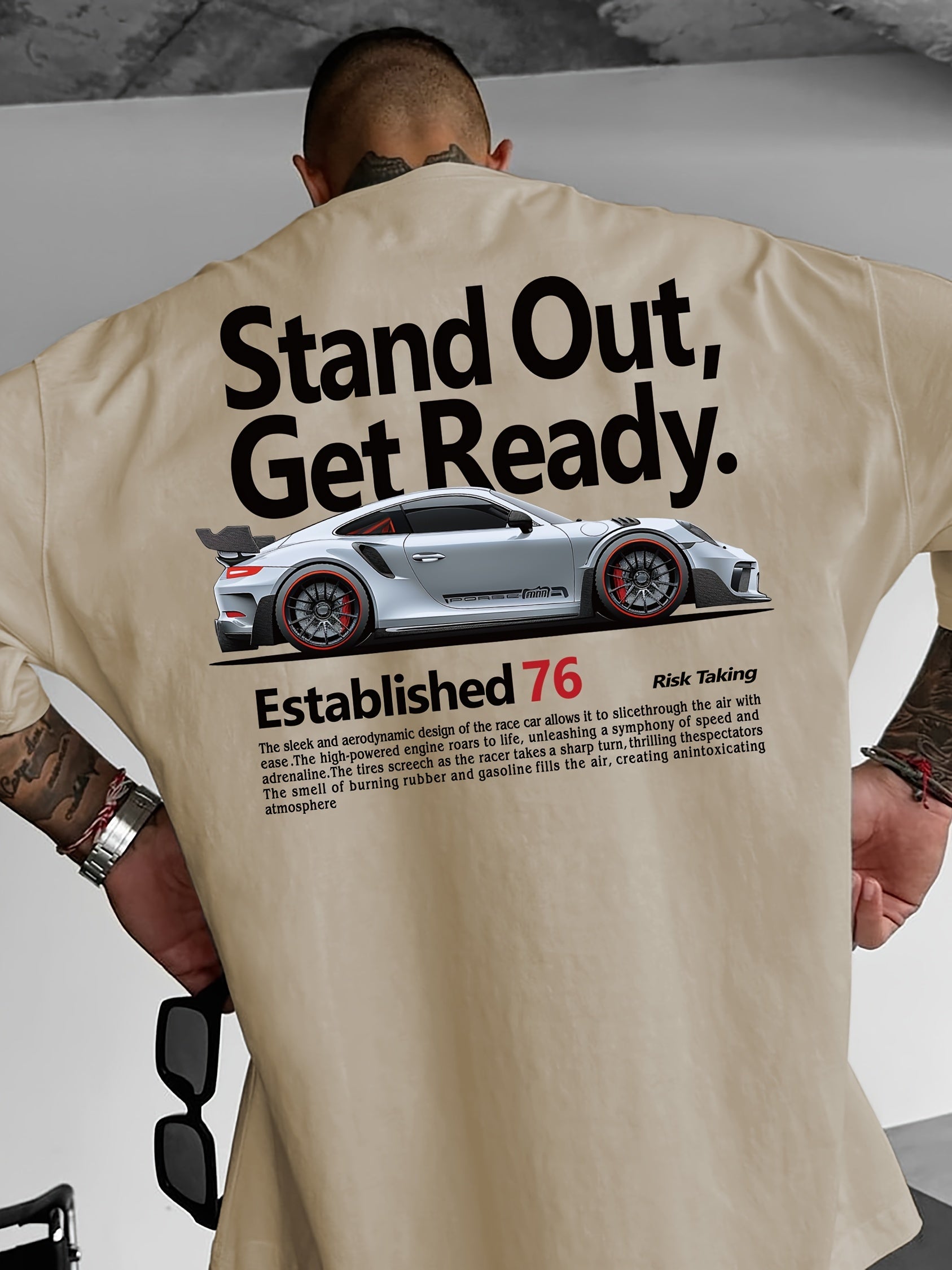 T-shirt "Stand out, get ready" Lumié