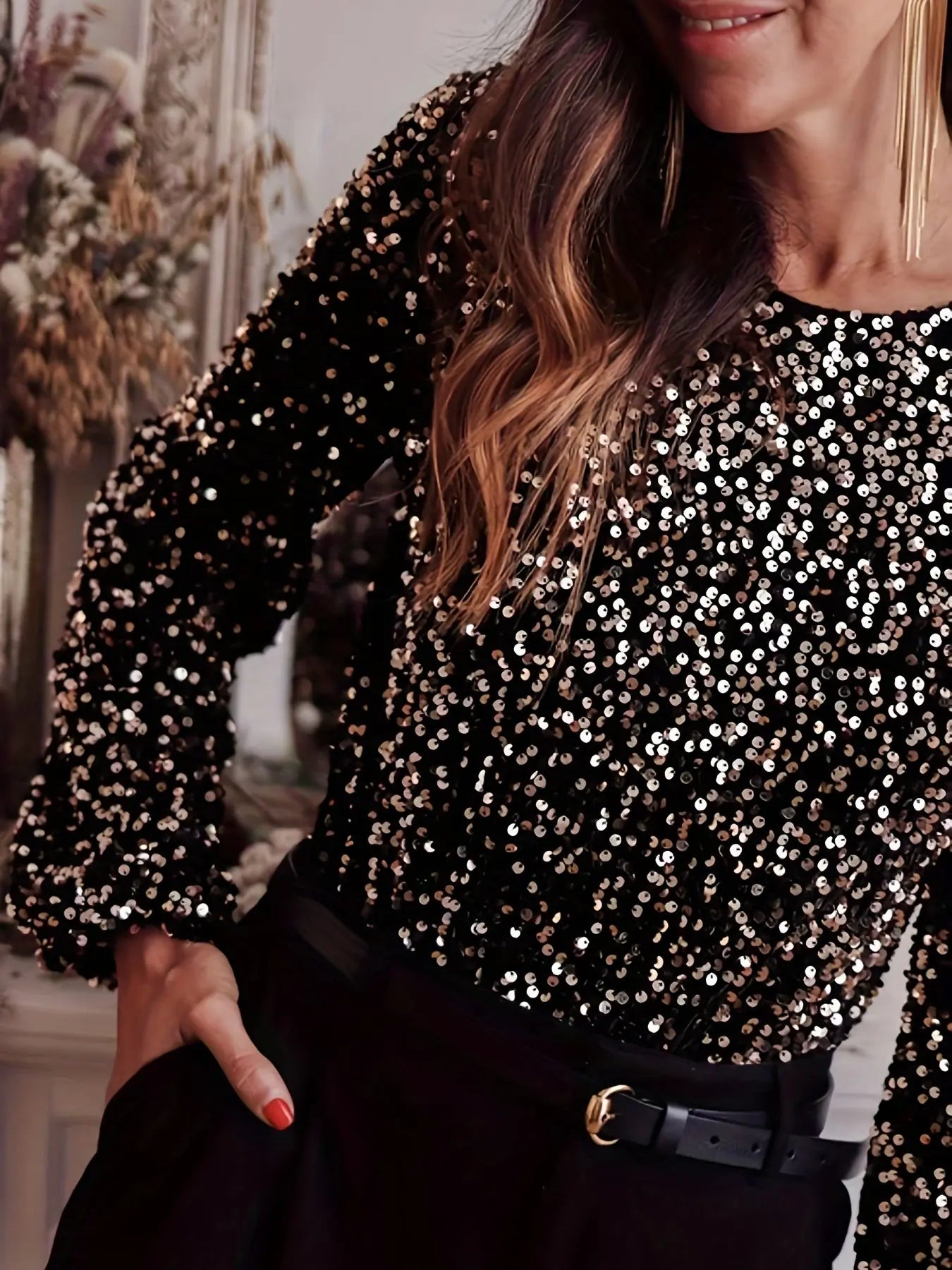 Glitter top Lumié